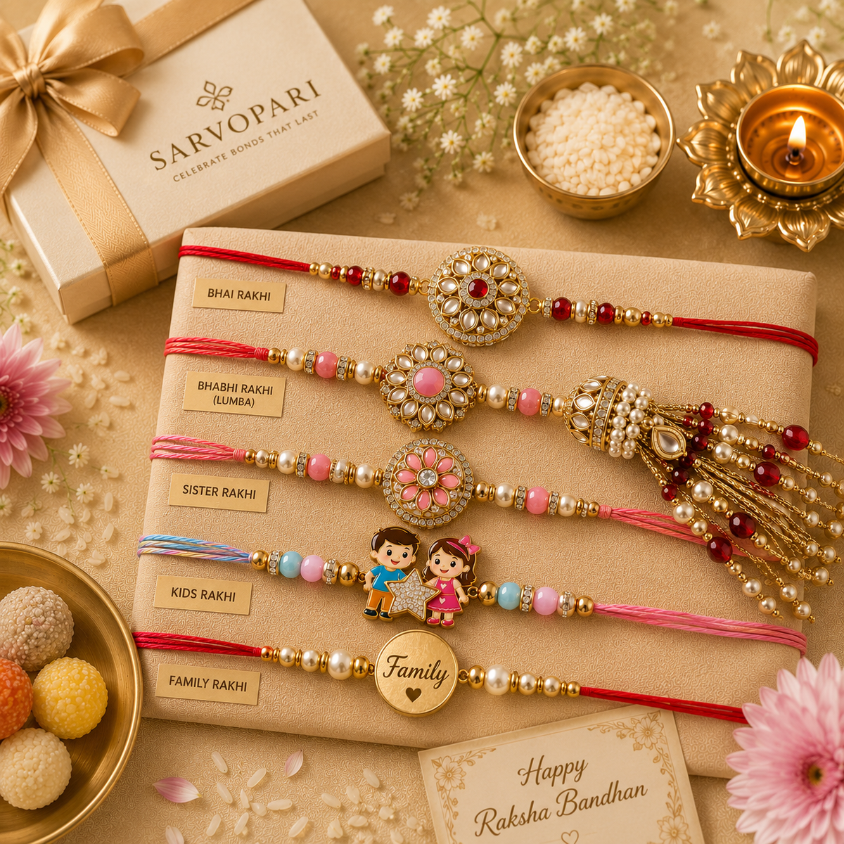 Family Rakhi Sets
