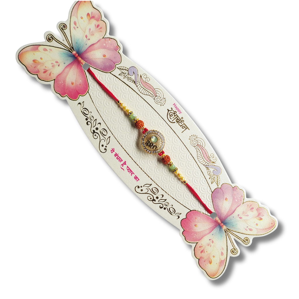 Pink Butterfly Kids-Style Bhai Rakhi