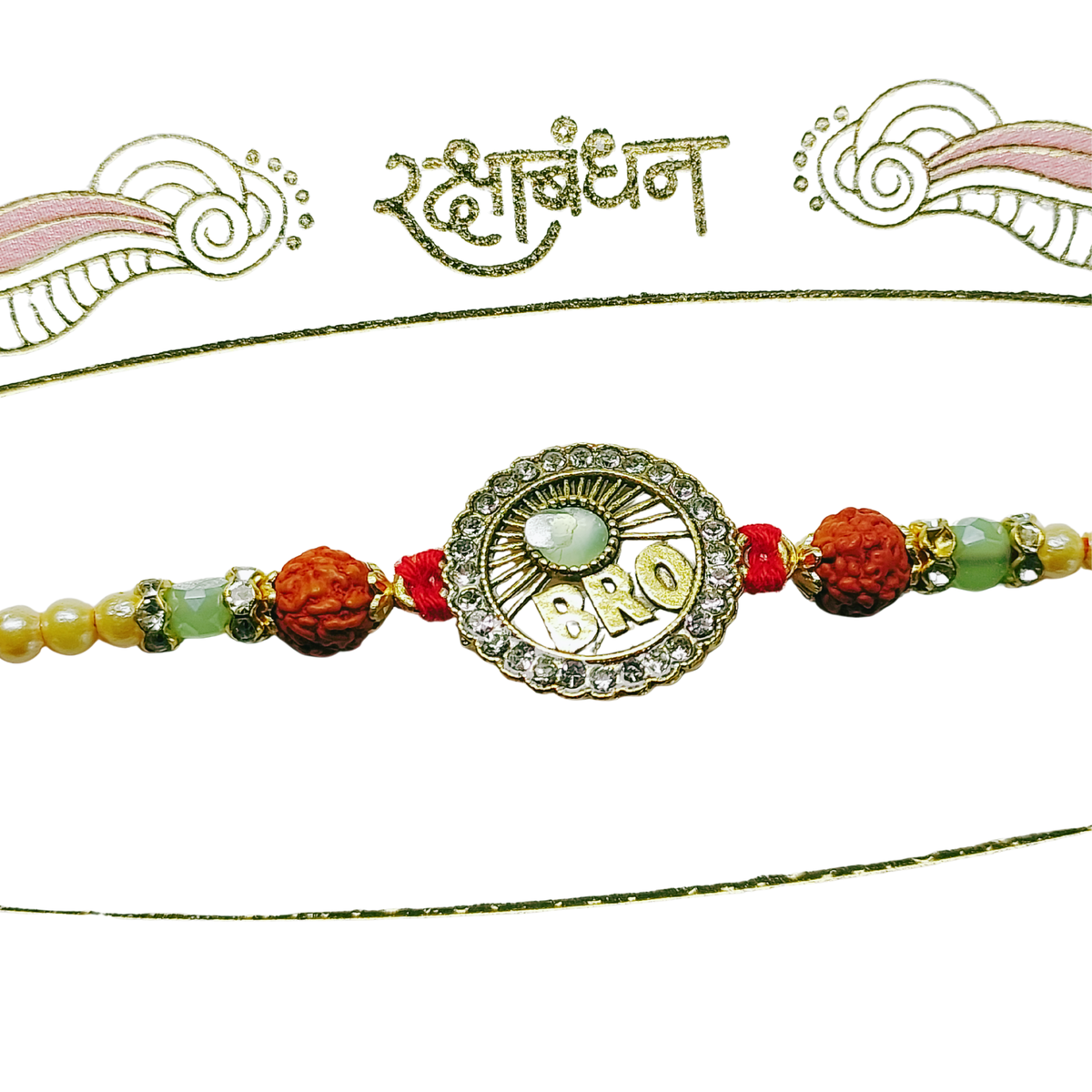 Pink Butterfly Kids-Style Bhai Rakhi
