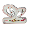 Premium Multicolor Beaded Bhai Rakhi with Designer Centerpiece